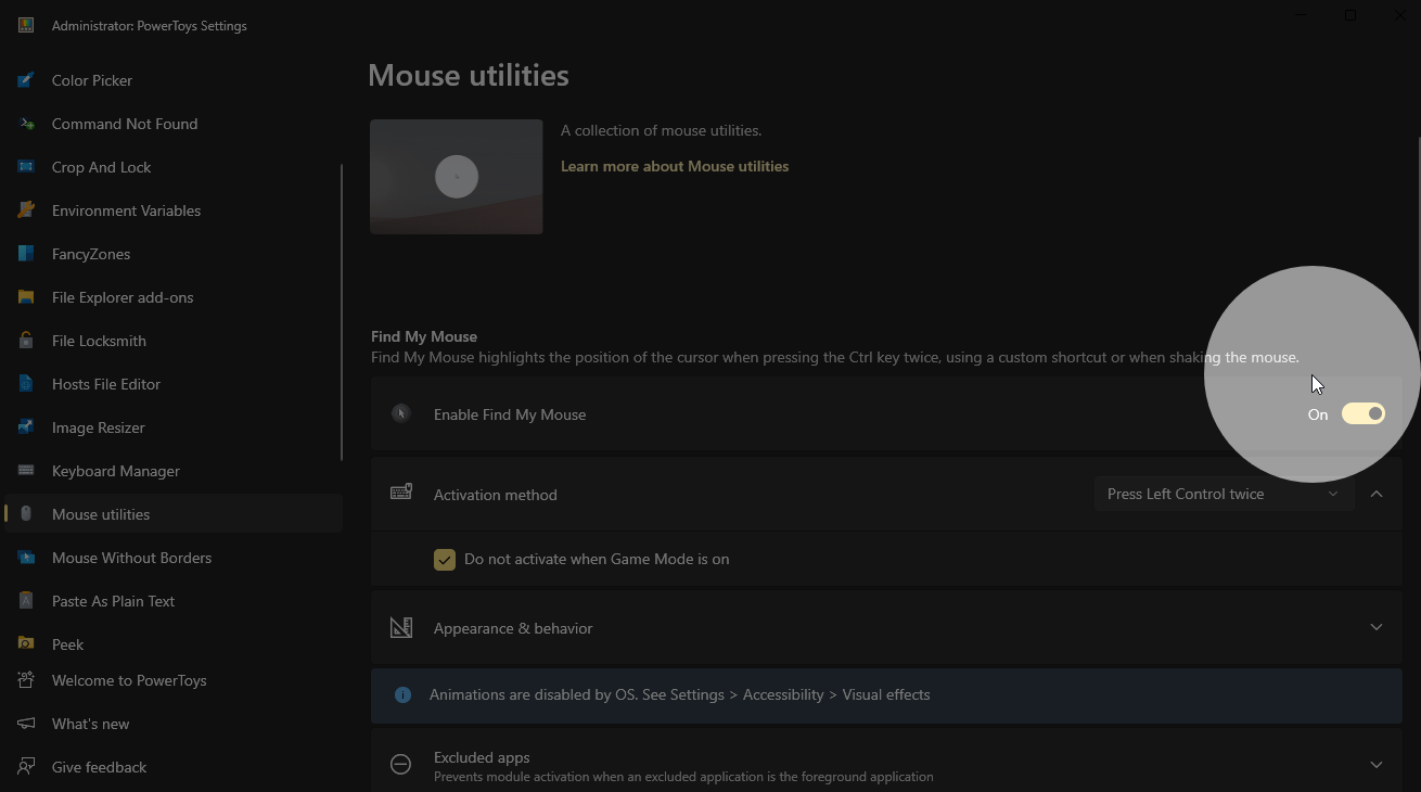 Mouse Utilities